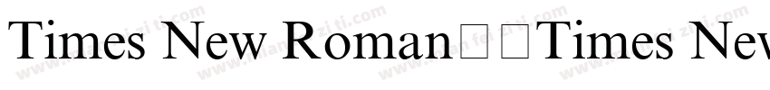 Times New Roman下载Times New Roman字体转换